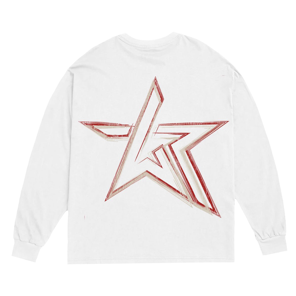 CREATE CHAOS LONG SLEEVE WHITE