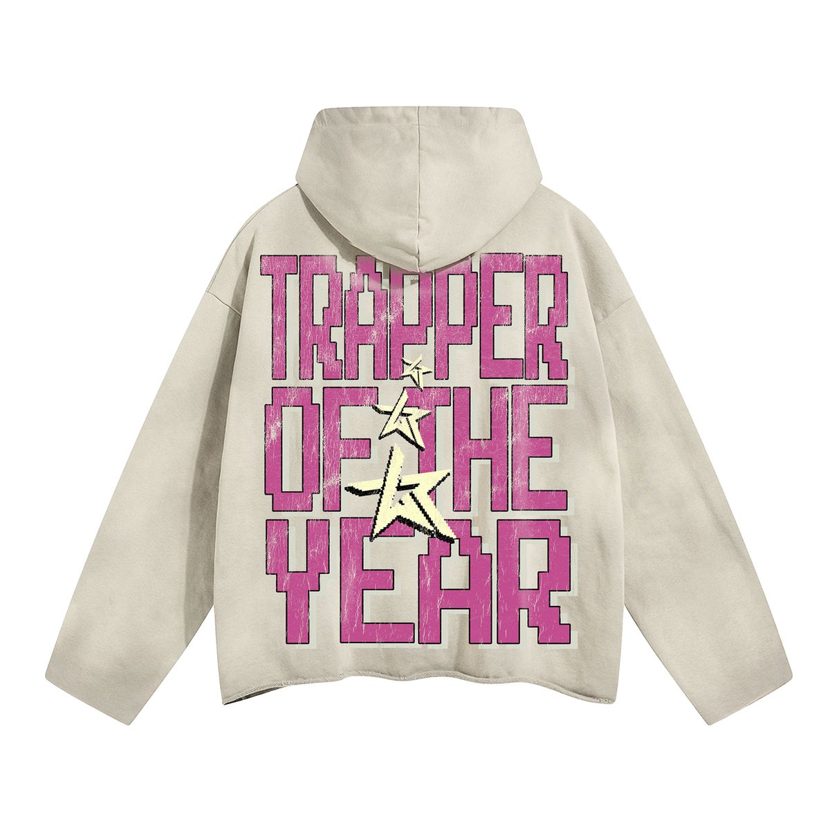 TRAPPER OF THE YEAR HOODIE CREAM