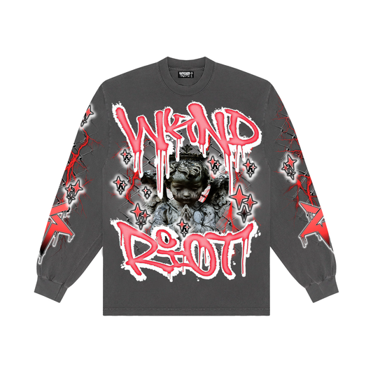 RIOT ANGEL LONG SLEEVE GREY