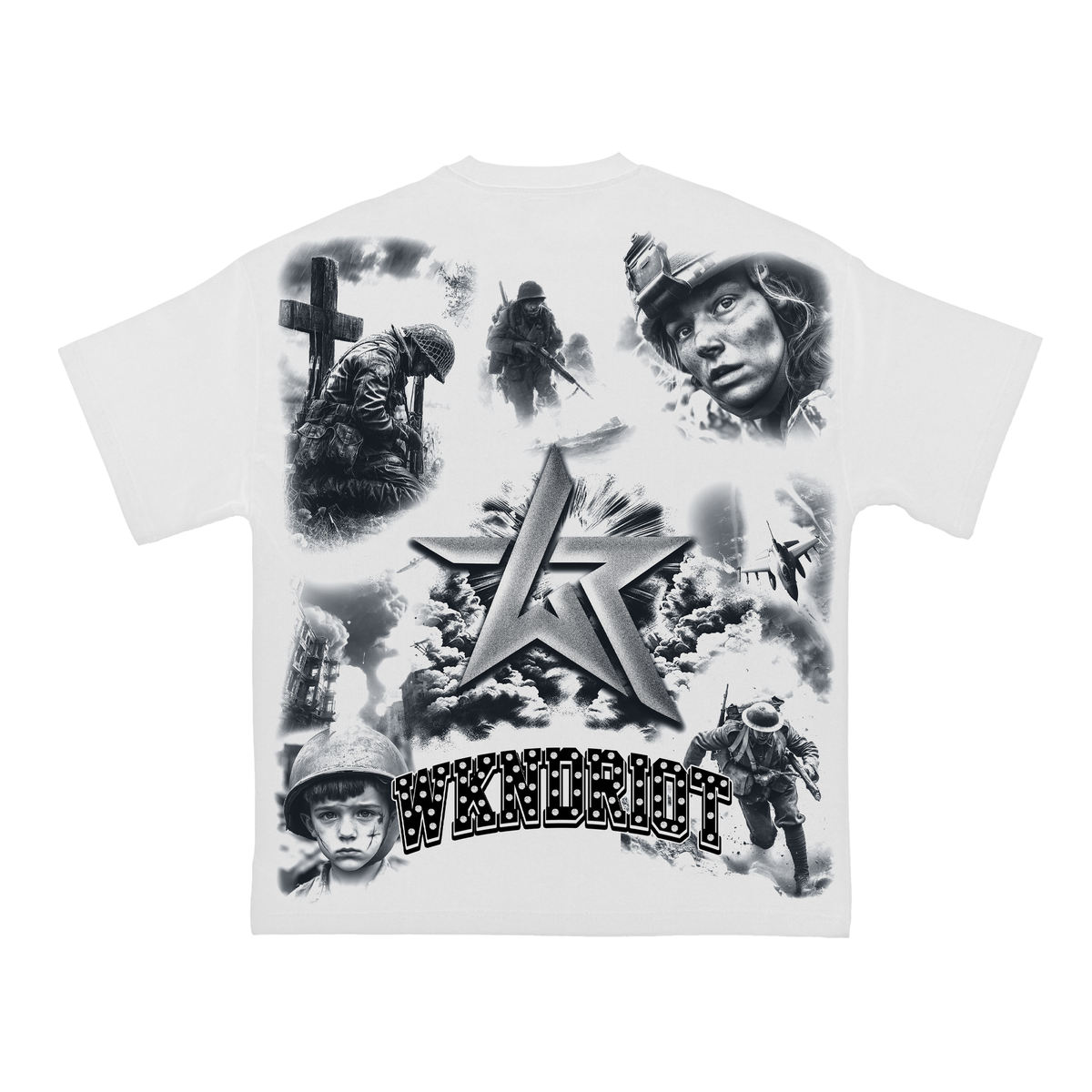 WORLD CHAOS W/ RHINESTONE TEE