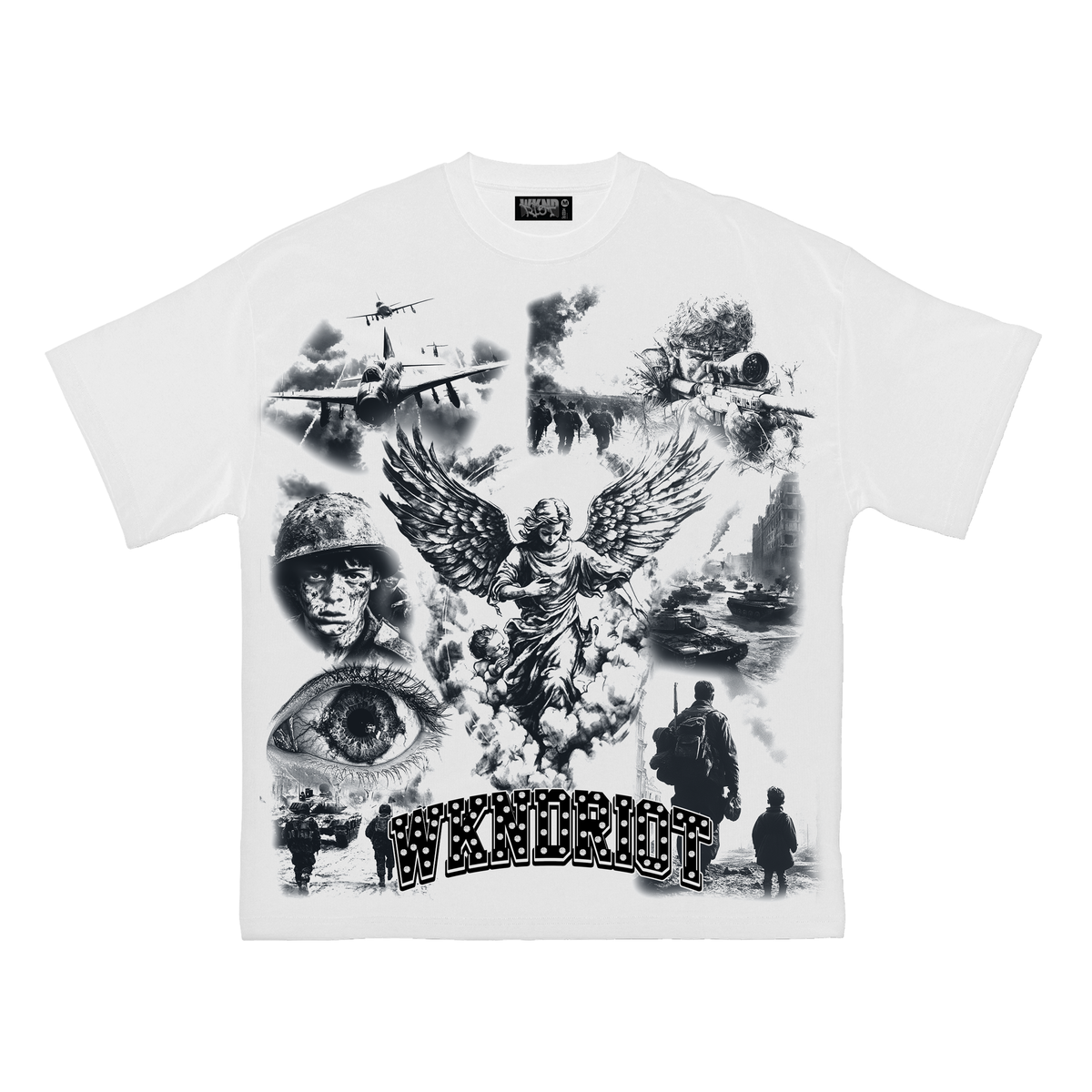 WORLD CHAOS W/ RHINESTONE TEE