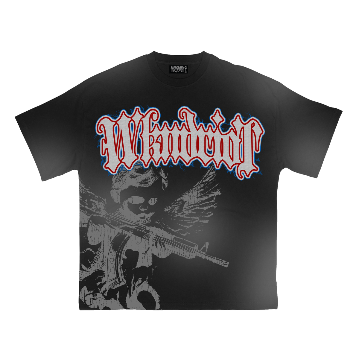 CHOPPER CHERUB BLACK TEE