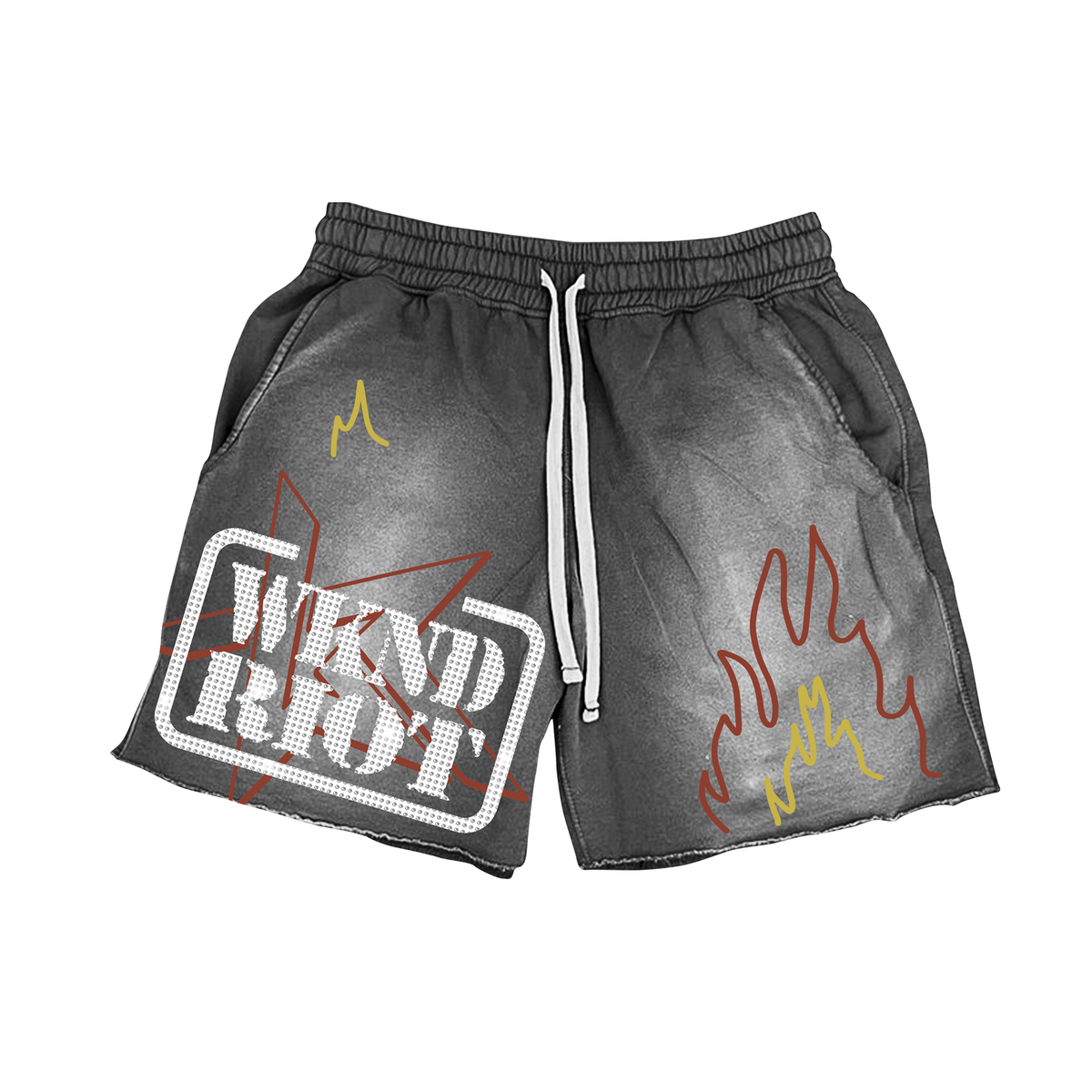 NO FEAR TERRY SHORT W/RHINESTONE