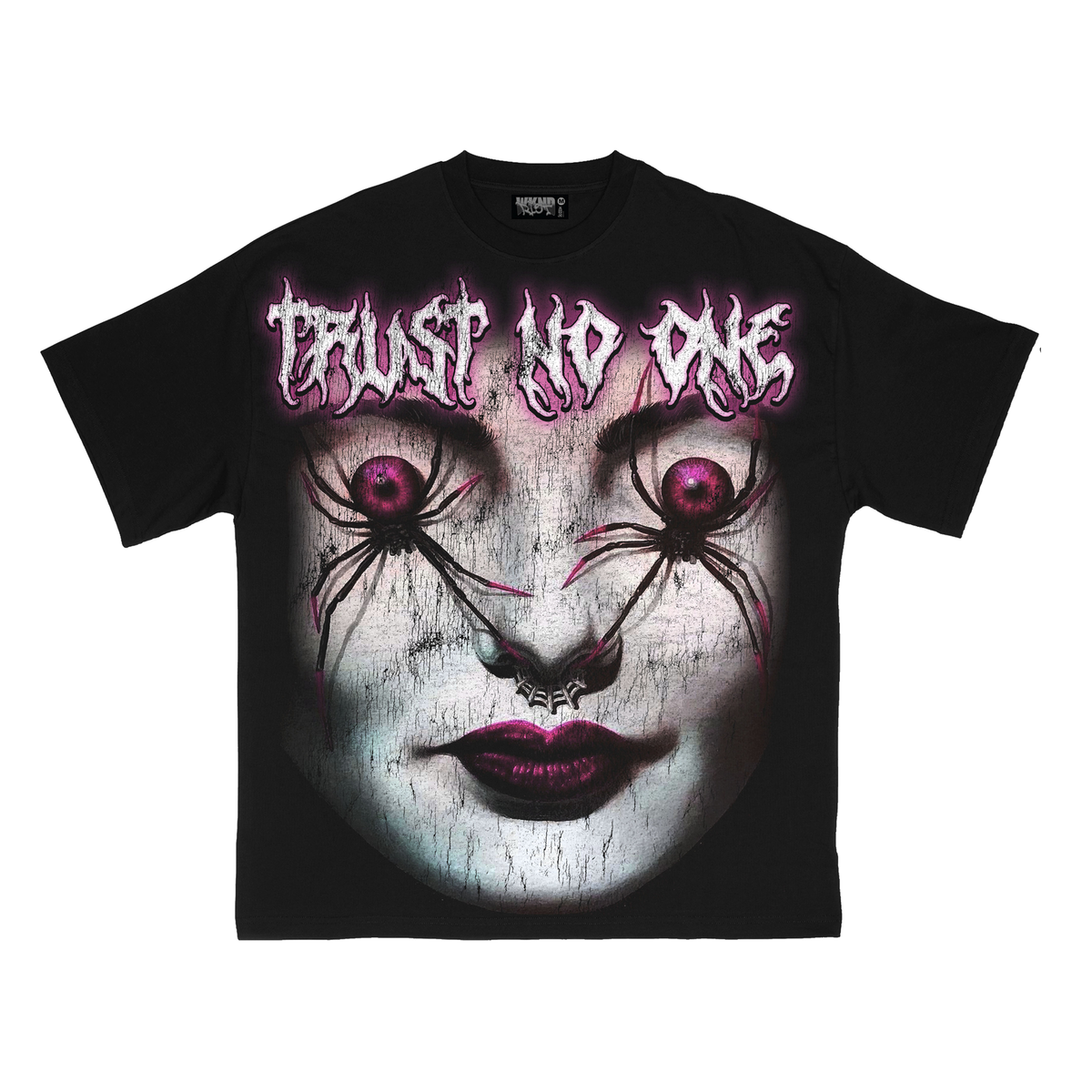 TRUST NO ONE BLACK TEE