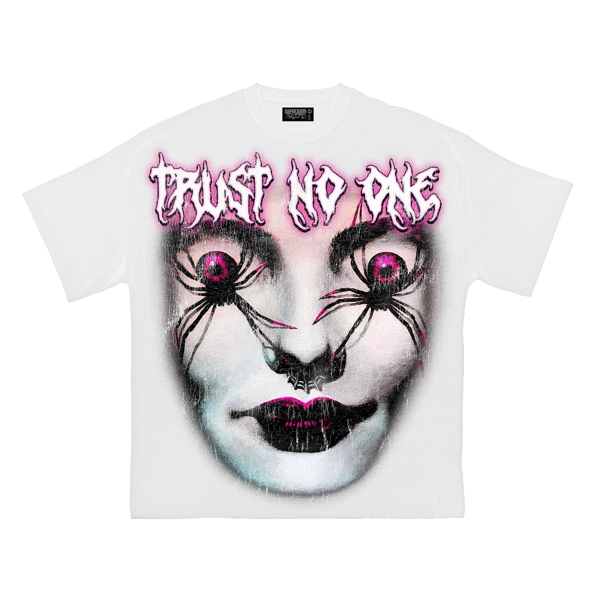 TRUST NO ONE WHITE TEE