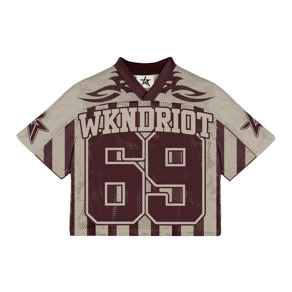 VARSITY JERSEY BURGUNDY
