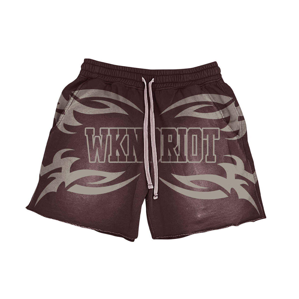 VARSITY TERRY SHORT BURGUNDY