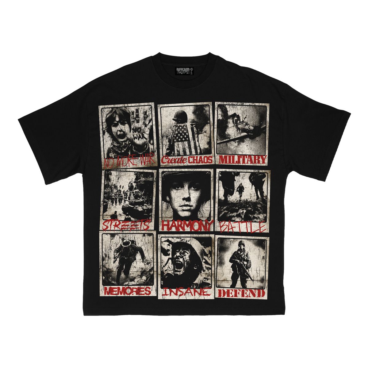 CREATE CHAOS BLACK TEE