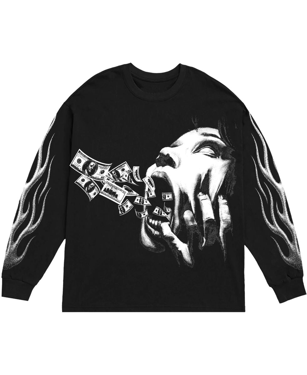 MONEY TALK LONG SLEEVE TEE
