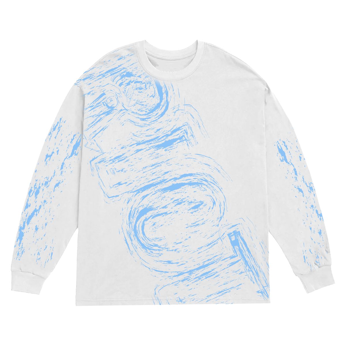 RIOT LONG SLEEVE TEE WHITE