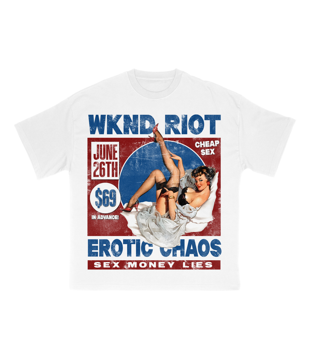 CHEAP SEX WHITE TEE