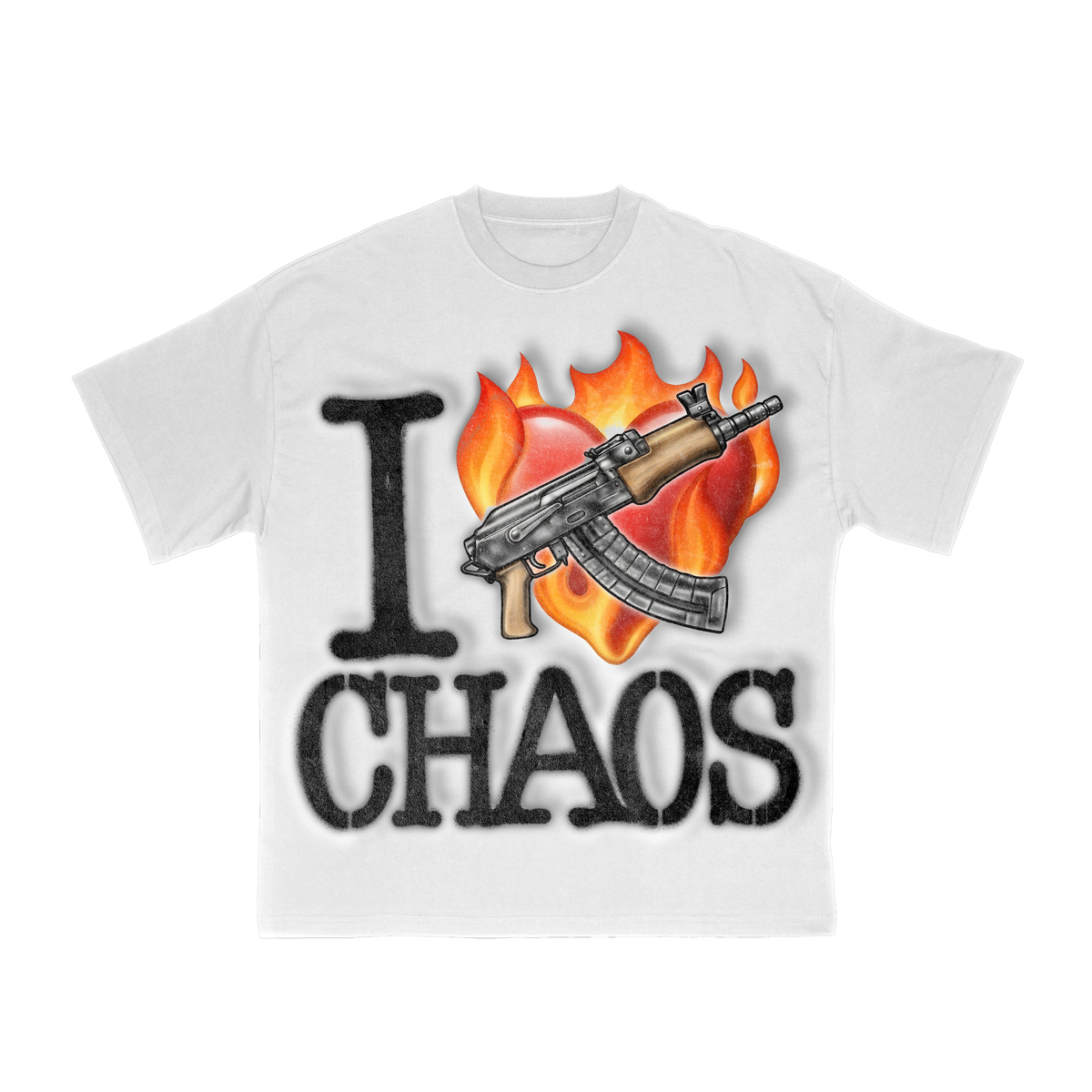 I LOVE CHAOS - WHITE