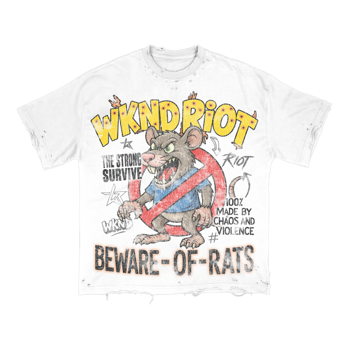 BEWARE OF RATS  TEE