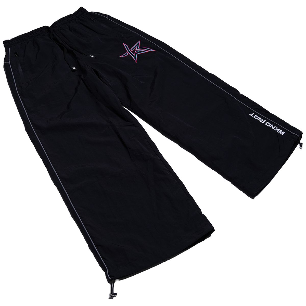 199X WINDBREAKER PANTS - BLACK