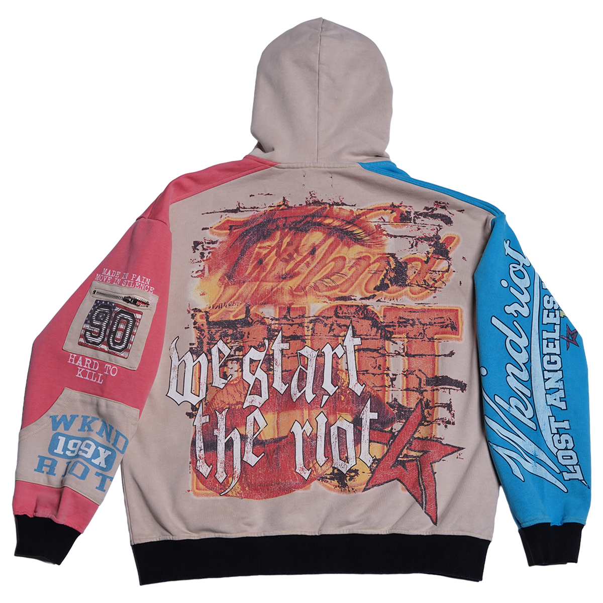 BUILT 2 LAST ZIP UP - CREAM