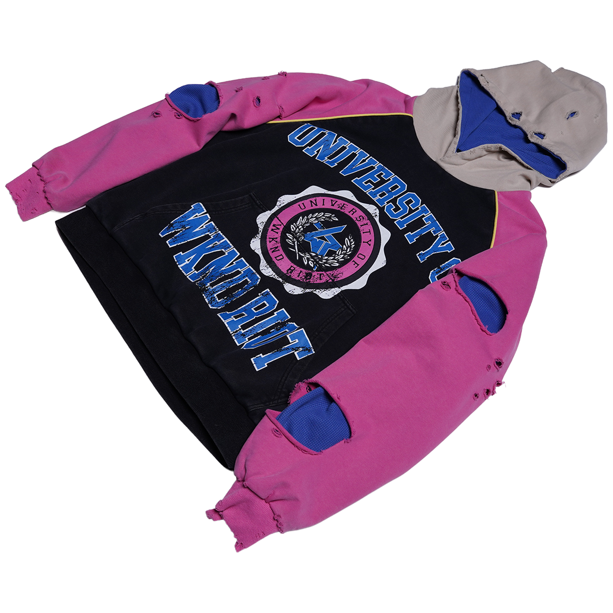 UNIVERSITY HOODY - WASH PINK