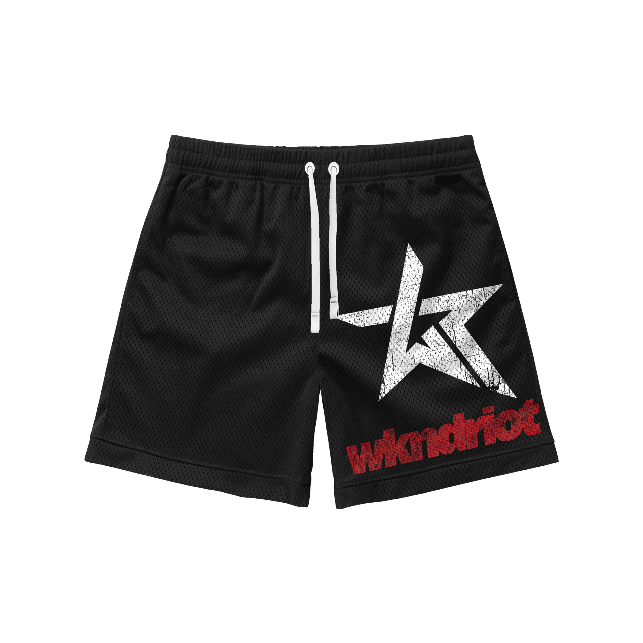 ADULT MAGAZINE SHORTS - BLACK